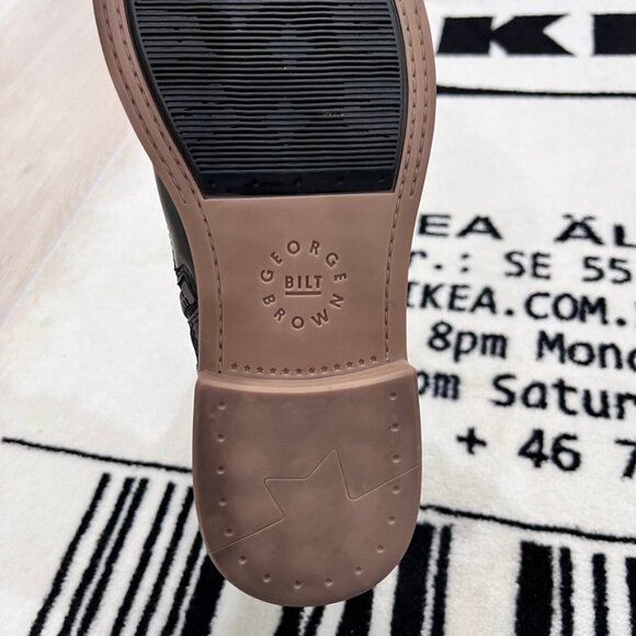 George Brown Bilt Waterproof Weatherproof Black Boots with Gum Sole - Picture 6 of 9